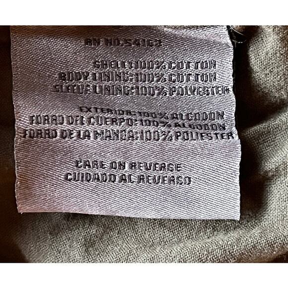 Levi's Women's Army Green Army/Field Jacket coat. Heavy. Lines. Pockets. XL - Picture 4 of 10